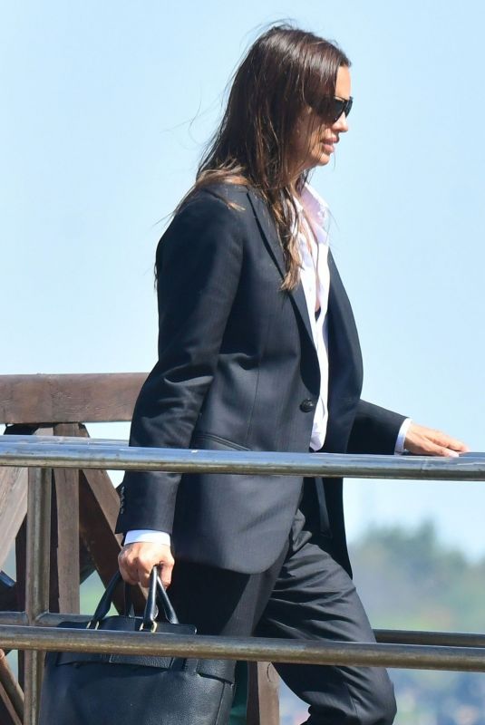 IRINA SHAYK Arrives in Venice 09/02/2022