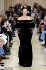 IRINA SHAYK Walks Runway at Burberry Show at London Fashion Week 09/26/2022