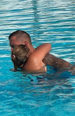 JACQUELINE JOSS in Swimsuit at a Pool on Vacation in Spain 08/21/2022