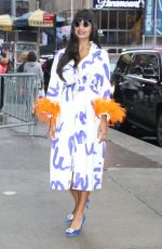 JAMEELA JAMIL Arrives at Good Morning America Promoting Her New Series She-Hulk in New York 09/13/2022