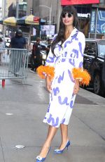 JAMEELA JAMIL Arrives at Good Morning America Promoting Her New Series She-Hulk in New York 09/13/2022