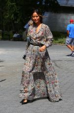 JAMIE CHUNG Arrives at Monse Fashion Show at NYFW in New York 09/08/2022