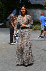 JAMIE CHUNG Arrives at Monse Fashion Show at NYFW in New York 09/08/2022