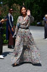 JAMIE CHUNG Arrives at Monse Fashion Show at NYFW in New York 09/08/2022