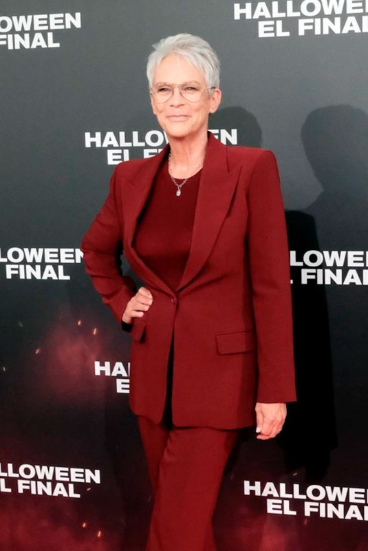 JAMIE LEE CURTIS at Halloween Ends Photocall at Villamagna Hotel in Madrid 09/27/2022