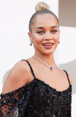 JASMINE SANDERS at a Red Carpet Premiere in Venice 09/08/2022