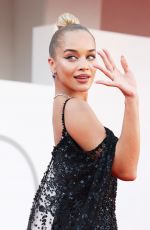JASMINE SANDERS at a Red Carpet Premiere in Venice 09/08/2022