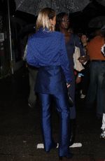 JASMINE SANDERS Leaves Tommy Hilfiger Show at New York Fashion Week 09/11/2022