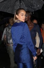JASMINE SANDERS Leaves Tommy Hilfiger Show at New York Fashion Week 09/11/2022