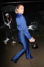 JASMINE SANDERS Leaves Tommy Hilfiger Show at New York Fashion Week 09/11/2022