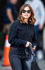 JENNA COLEMAN on the Set of Wilderness in New York 09/15/2022