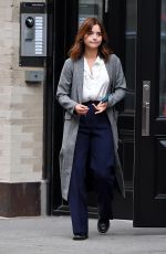JENNA COLEMAN on the Set of Wilderness in New York 09/18/2022