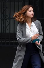 JENNA COLEMAN on the Set of Wilderness in New York 09/18/2022