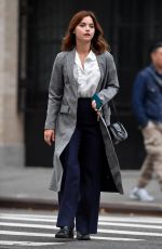 JENNA COLEMAN on the Set of Wilderness in New York 09/18/2022