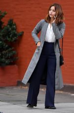 JENNA COLEMAN on the Set of Wilderness in New York 09/18/2022