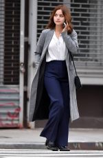 JENNA COLEMAN on the Set of Wilderness in New York 09/18/2022