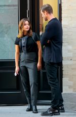 JENNA COLEMAN on the Set of Wilderness Series in New York 09/19/2022