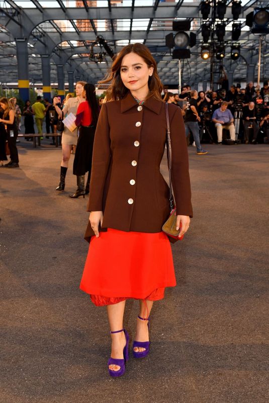 JENNA LOUISE COLEMAN at Tory Burch SS23 Fashion Show in New York 09/13/2022