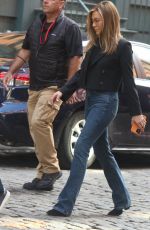 JENNIFER ANISTON Arrives on the Set of The Morning Show in New York 09/26/2022