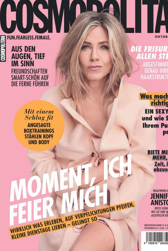 JENNIFER ANISTON in Cosmopolitan Magazine, Germany October 2022