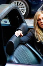 JENNIFER ANISTON on the Set of The Morning Show in New York 09/26/2022