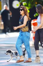 JENNIFER ESPOSITO Out with Her Dog in New York 09/08/2022