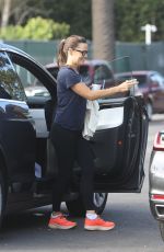 JENNIFER GARNER Arrive for Workout Routine in Brentwood 09/12/2022
