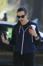 JENNIFER GARNER Out for Morning Cup of Coffee in Brentwood 09/27/2022