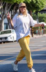 JESSICA HART Leaves Le Jolie Medi Spa in Beverly Hills 09/06/2022