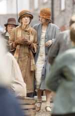 JESSIE BUCKLEY on the Set of Wicked Little Letters in Sussex 09/27/2022