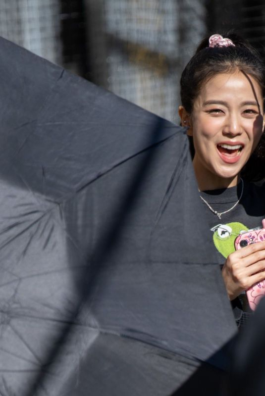 JISOO Arrives at Jimmy Kimmel Live in Los Angeles 09/19/2022