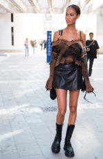 JOAN SMALLS Arrives at Show at Milan Fashion Week 09/23/2022