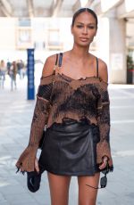 JOAN SMALLS Arrives at Show at Milan Fashion Week 09/23/2022