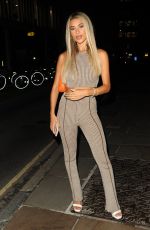 JOANNA CHIMONIDES Arrives at Georgia Steel x Miss Pap Launch Party in London 09/06/2022