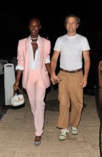 JODIE TURNER-SMITH and Joshua Jackson Arrives at Dinner at Nobu in Malibu 09/26/2022