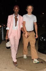 JODIE TURNER-SMITH and Joshua Jackson Arrives at Dinner at Nobu in Malibu 09/26/2022