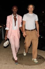 JODIE TURNER-SMITH and Joshua Jackson Arrives at Dinner at Nobu in Malibu 09/26/2022