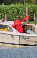 JODIE TURNER-SMITH Arrives at Lido in Venice 09/01/2022