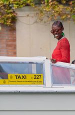 JODIE TURNER-SMITH Arrives at Lido in Venice 09/01/2022