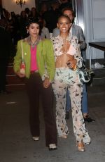 JORDAN ALEXANDER Arrives at Fendi Fashion Show in New York 09/09/2022