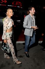 JORDAN ALEXANDER Arrives at Fendi Fashion Show in New York 09/09/2022