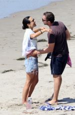 JORDANA BREWSTER and Mason Morfit Out on the Beach in Santa Barbara 09/05/2022
