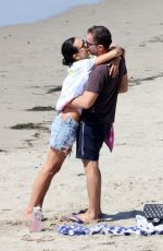 JORDANA BREWSTER and Mason Morfit Out on the Beach in Santa Barbara 09/05/2022