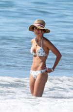 JORDANA BREWSTER in Bikini at a Beach in Carpinteria 09/24/2022