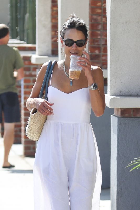 JORDANA BREWSTER Out for Coffee with a Friend in Brentwood 09/12/2022