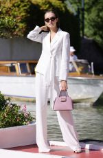 JOSEPHINE SKRIVER Arrives at Hotel Excelsior at 2022 Venice International Film Festival 09/05/2022