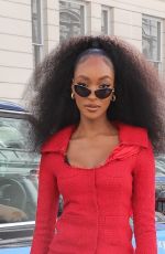 JOURDAN DUNN Arrives at a London Fashion Week Show 09/17/2022