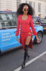 JOURDAN DUNN Arrives at a London Fashion Week Show 09/17/2022