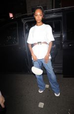 JOURDAN DUNN Arrives at JW Anderson Fashion Show at LFW in London 09/17/2022