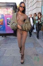 JOURDAN DUNN Arrives at Poster Girl Fashion Show in London 09/16/2022
